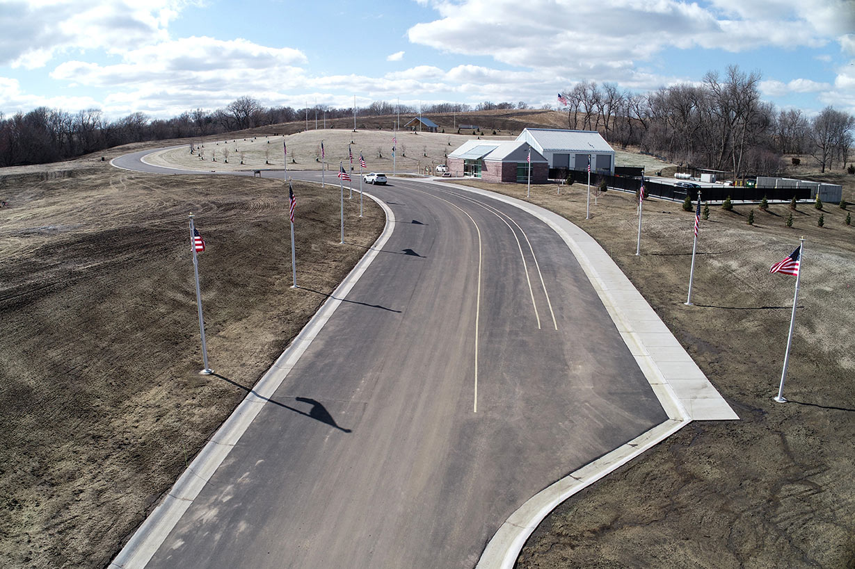 SD State Veterans Cemetery - Arial