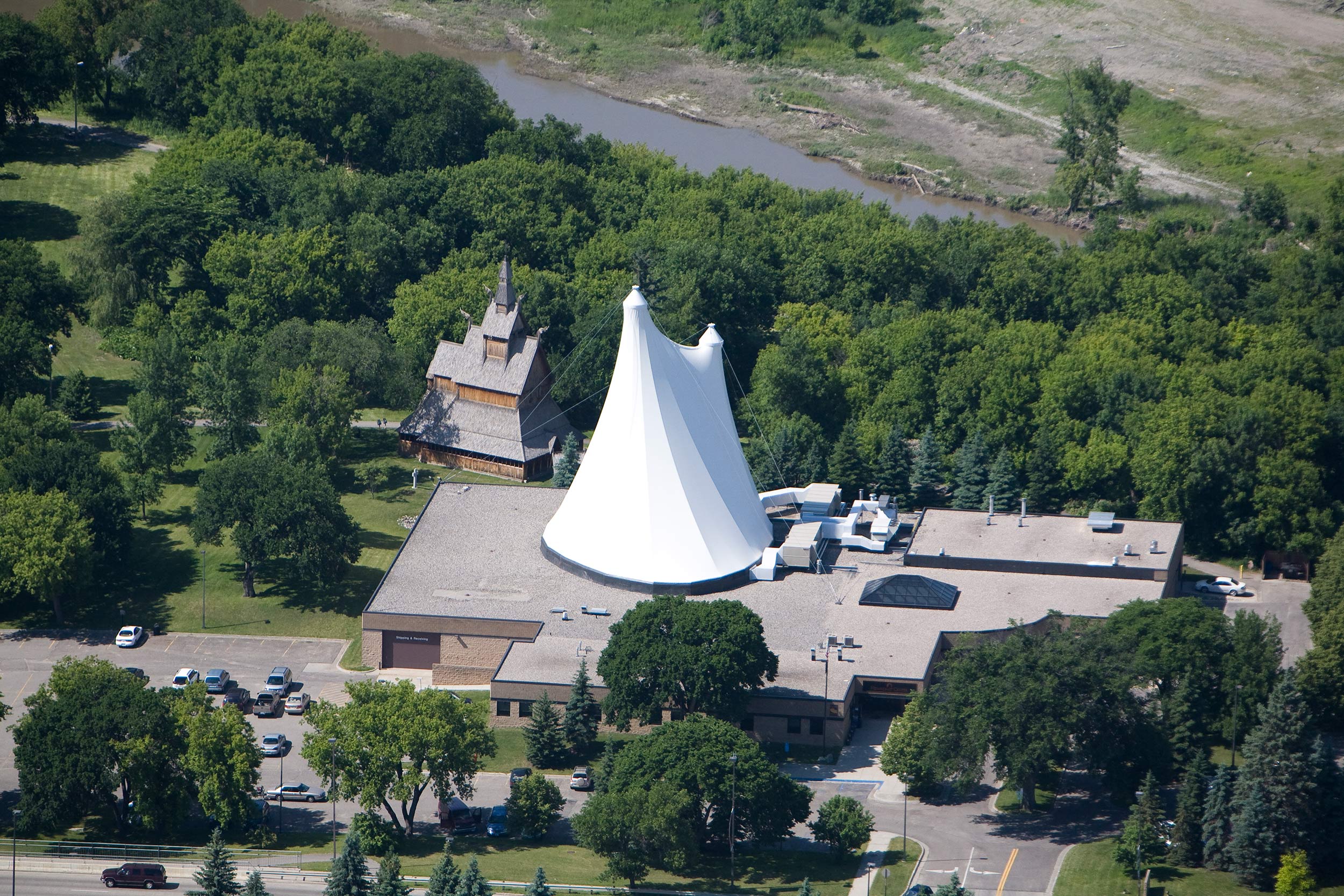 Hjemkomst Interpretive Center - Arial