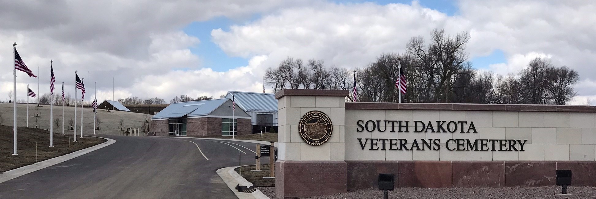 SD State Veterans Cemetery - Entrance Signage