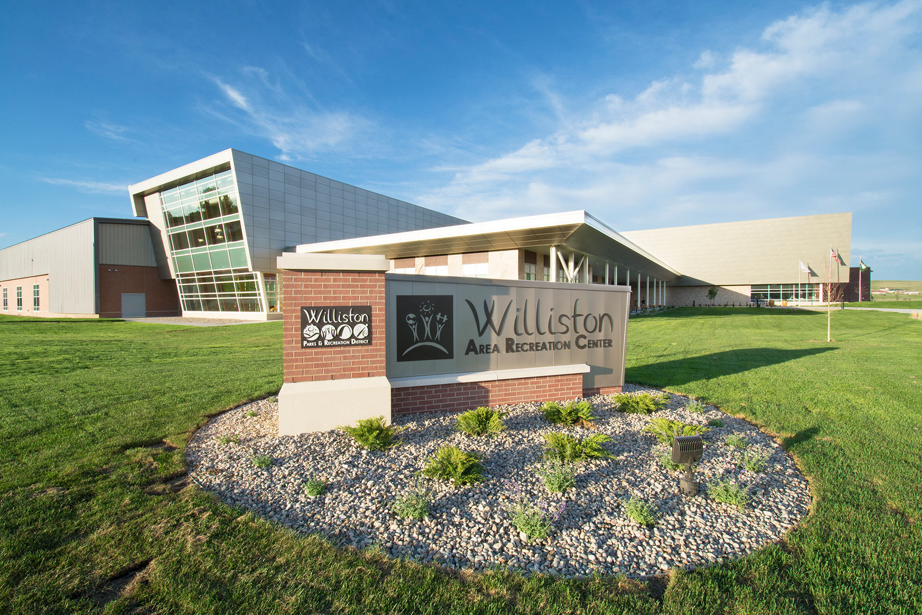 Williston Area Rec Center - Exterior Signage