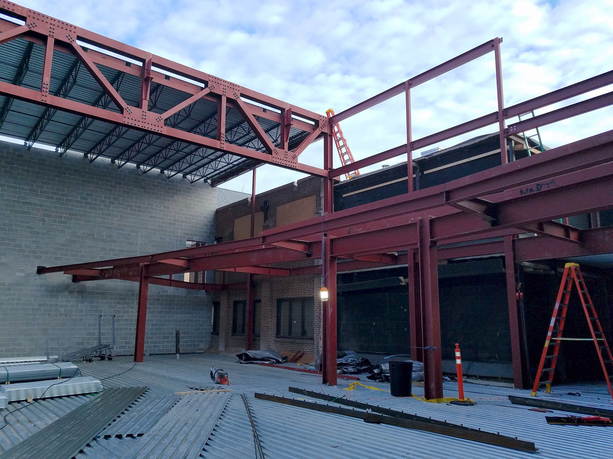 First Lutheran Church Addition - Construction