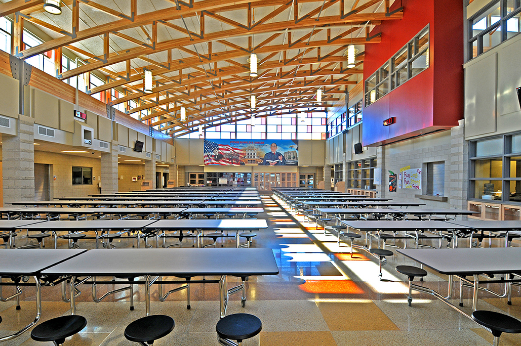 Davies High School - cafeteria