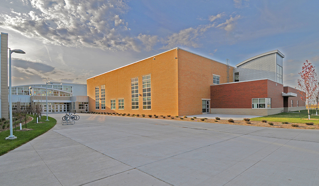 Davies High School - Entrance