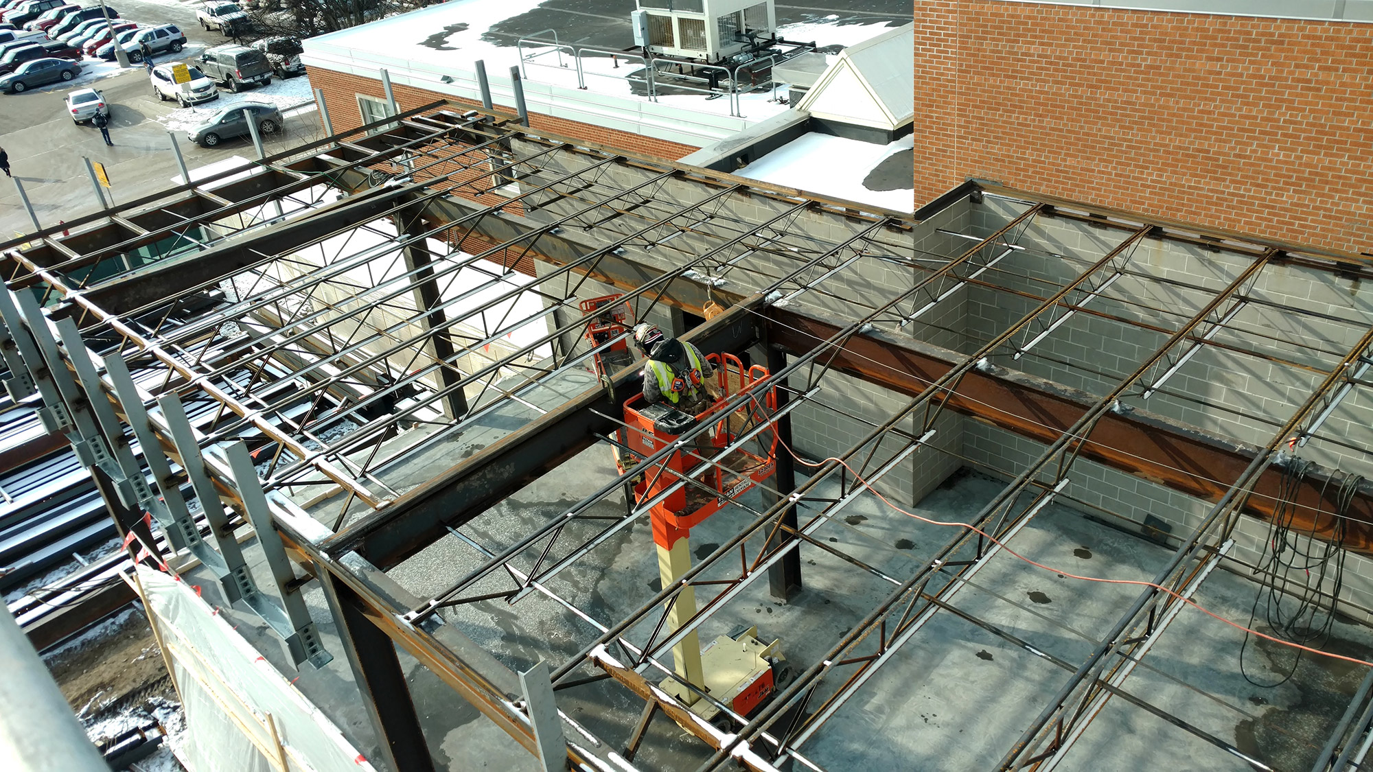 Sudro Hall - Aldevron Tower at NDSU - Construction 2