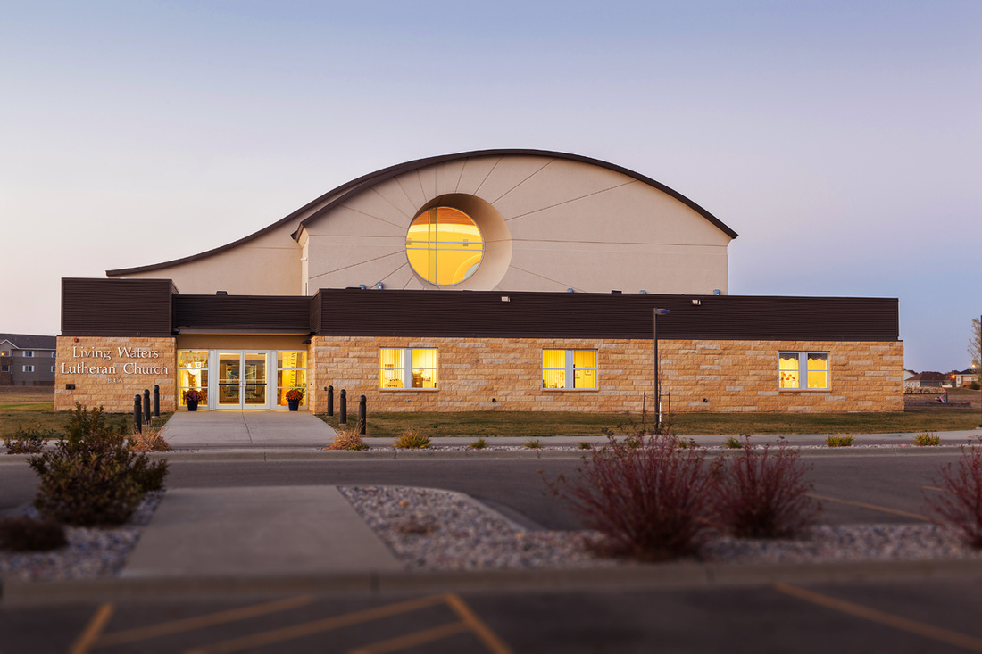 Living Waters Lutheran Church - Exterior Front