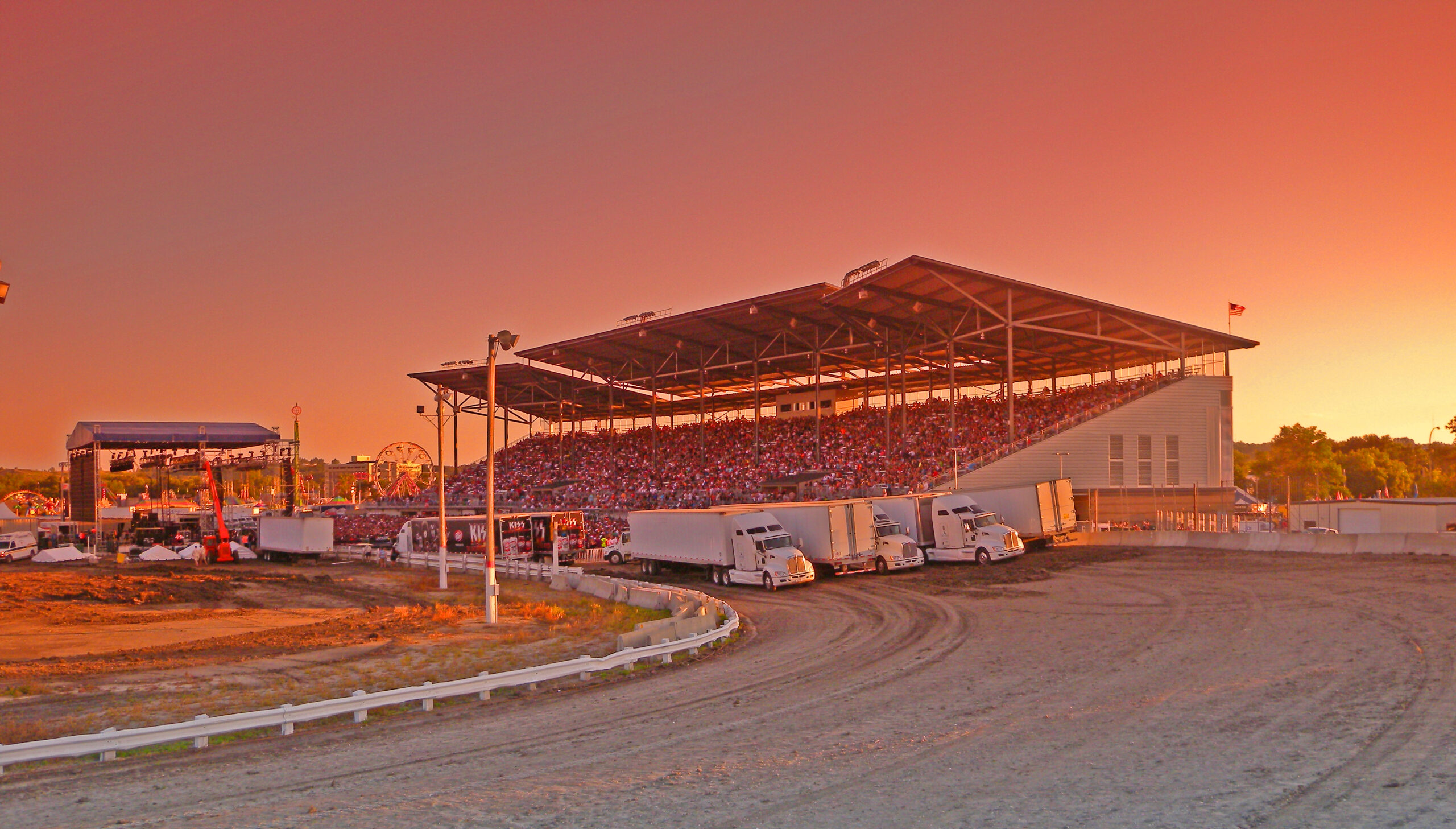 ND State Fair Grandstands - Track